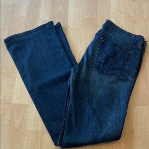 7 For All Mankind Indigo Denim Jeans